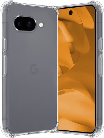 Hoes - Geschikt voor Google Pixel 9a - Sterk & Shockproof - Siliconen Case - Back Cover - Telefoon Hoesje Shock Proof - Transparant