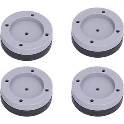 4 Stuks Antislip Antivibratie Pad Schokabsorberende Voetpad voor Automatische Wasmachine gray
