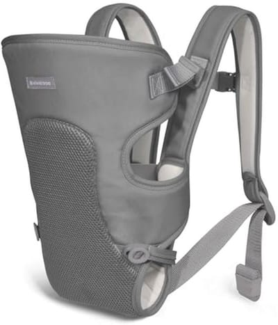 Ergonomische Babydrager voor Baby's vanaf 3 Maanden - 3 Draagposities, Verstelbare Schouderbanden, Handsfree Draagcomfort