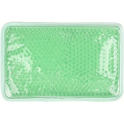 Oreiller Double Face Compresse Froide Sac de Gel avec Sangle Sac de Glace en Gel Portatif vert