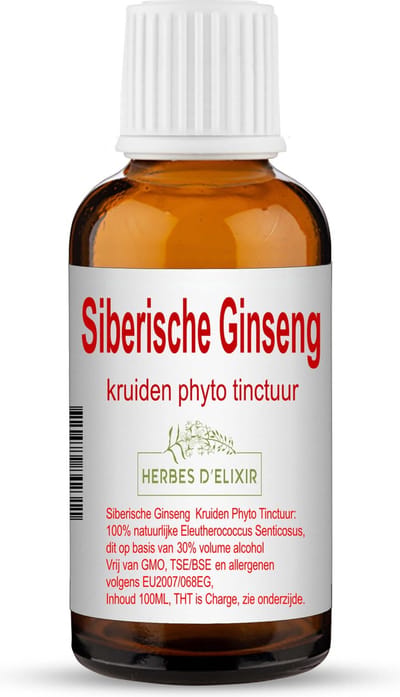 Herbes D'elixir - Siberische Ginseng Tinctuur - 100 ml
