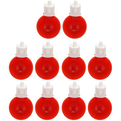 10 stuks Kip Waterbakjes Kleine Automatische Pluimvee Waterbak Voederbakjes voor Kippen Eenden Ganzen red