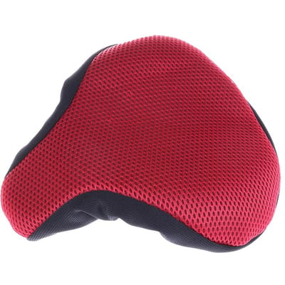 Housse de siège de selle de vélo, 1 pièce, coussin de siège de cyclisme rouge