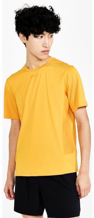 Craft Adv Essence SS Tee Heren - sportshirts - geel - Mannen