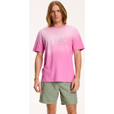 Shiwi Tranquilo T-shirt Lemonade Pink Size: S | Printed T-Shirts Outlet | Heren | Roze