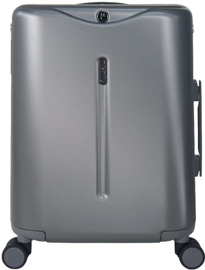 MiaMily Carry-On - Handbagage koffer - Ride-on voor kinderen - Met zitje tot 100kg - TSA slot - Charcoal grey