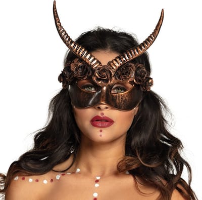 Boland - Masker Mama Legba - Volwassenen - Voodoo - Halloween accessoire - Horror - Voodoo