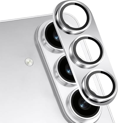 Camerabescherming voor Galaxy S26/S26+ 5G, 9H hardheid, lensbescherming, krasbestendig glas, pantserbescherming, HD-camera bescherming, zilver, duurzaam en stijlvol
