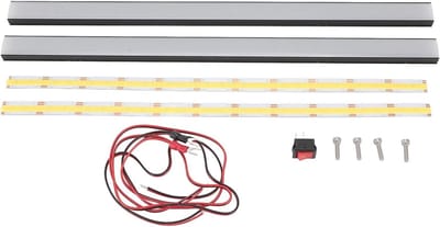 3D Printer LED Lichtstrip Set van 2, 24V 2-Kleurige Lichtbalk voor PRUSA MK4 met Aan/Uit Schakelaar voor Verbeterde Verlichting en Precisie