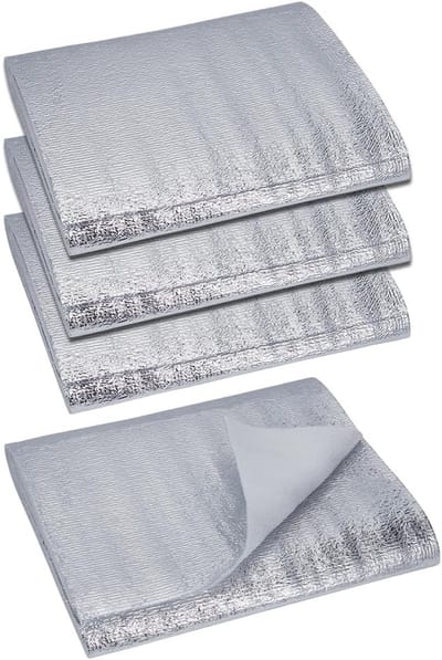 Hittebestendige Isolatiemat - Schuim Isolatie - Pannenlappen Maken - Flexibel Materiaal - 200 x 30 cm - Zilver