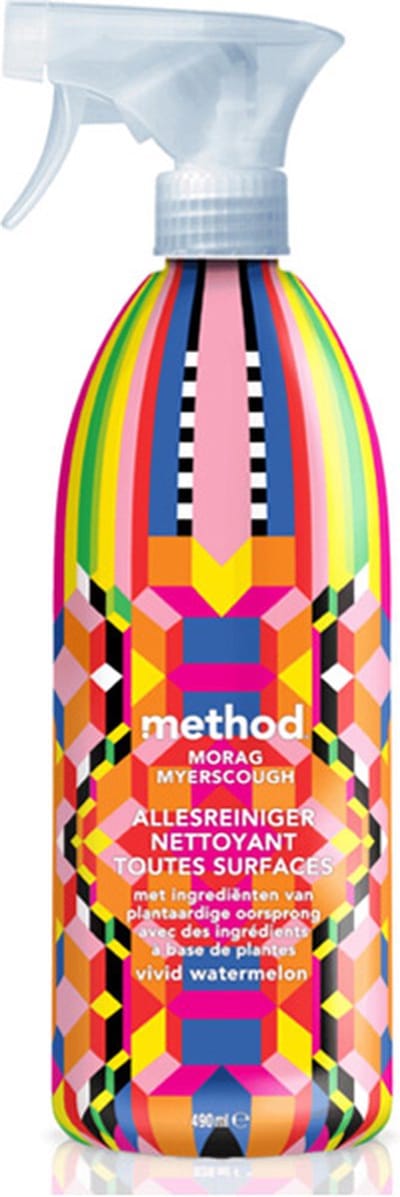 Method - Allesreiniger - spray vivid watermelon - verwijdert vet en vuil - 5 x 828ml