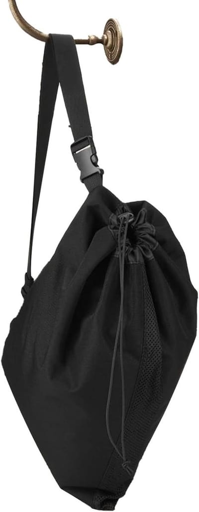 Slang Opbergtas - Slanghouder Tuinslang - Slangen Opbergen - Waterdicht Nylon Net - 51 x 37 cm - Zwart
