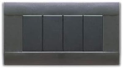 Kunstgras 4 meter Grijs Noir voor Buitenruimtes