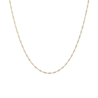 Go Dutch label ringetjes ketting N7063-3 Rosé