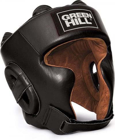 Green Hill Head Guard SPARTAN Black (Beschikbaar in verschillende maten)