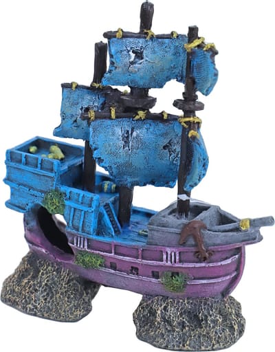 De Boon Gezonken Galjoen + Gaten Gekleurd 18CM