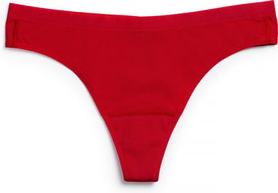 ImseVimse - Imse - Menstruatieondergoed - STRING Period Underwear - menstruatiestring / S - eur 36/38 - rood