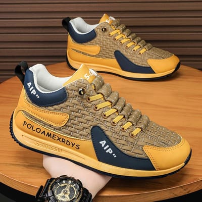 Lichtgewicht Antislip Luxe Heren Sneakers Heren Chunky Sneakers Mode Designer Heren Casual Board Heren Gevulkaniseerde Schoenen 39 brown