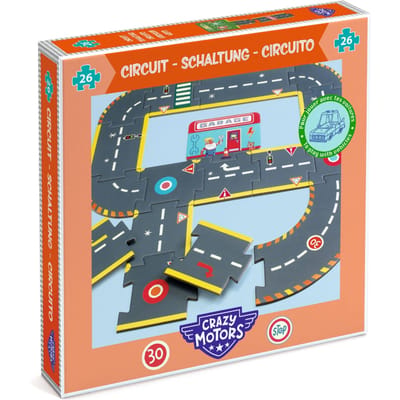 DJECO vloerpuzzel autoweg Crazy Motors 3 jr+