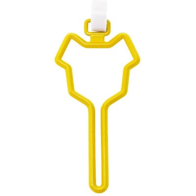 Hondenpoepzakjes Handsfree Clip Treklijn Toiletzak Dispenser Hondenpoepzakjes Dispenser Houder Schoonmaakmiddelen Kattenbenodigdheden geel