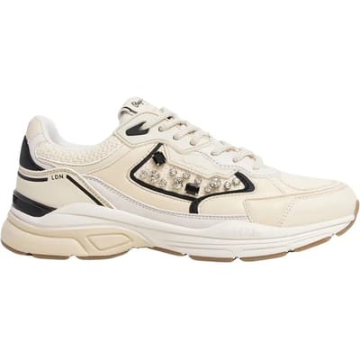 Pepe Jeans Dave Knit beige sportschoenen