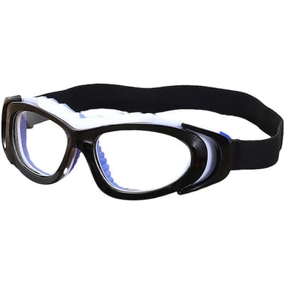 Lunettes de Sport Ajustables Résistantes aux Chocs pour Basketball Cyclisme Football Protection Oculaire avec Monture Optique