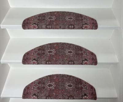Trapmatten - Stairkiss Rosetta Fade - 15 stuks - 56x17x3,5cm - halve maantjes