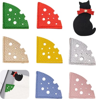 Persoonlijke leren boekenleggers set van 8 stuks, unieke boekenleggers voor kinderen en boekliefhebbers, creatieve leesaccessoires