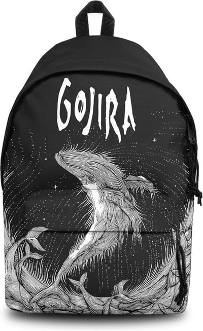 Gojira Woodblock Whale Unisex Rugtas - Neutraal - Standard