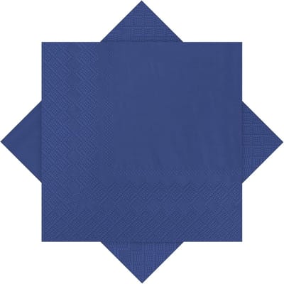80 Stuks Donkerblauwe Servetten 33 x 33 cm, 2-Laags Tafeldecoratie voor Bruiloft, Feestjes en Kerst