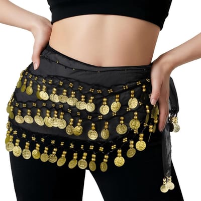 Abdominal Dance Hip Scarf 145 cm Ademend Licht en Vloeiend voor Yoga Fitness en Dansactiviteiten
