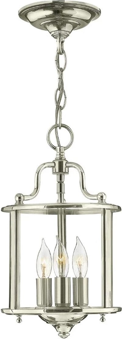 Hinkley LED Hanglamp Gentry | 3X E14 Max 60W | Dimbaar | Polished Nickel