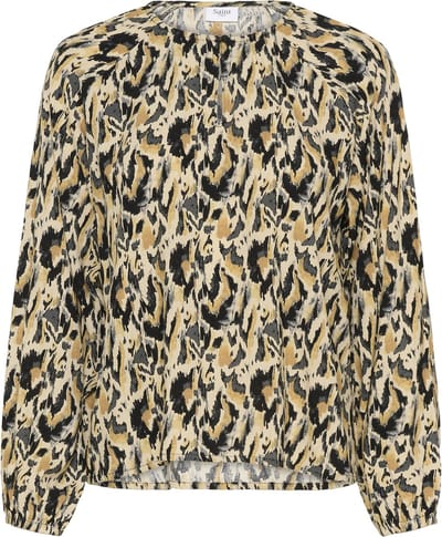 Saint Tropez OsinaSZ Blouse Dames Blouse - Tannin Blurry Animal