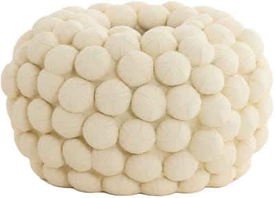 Light & Living vaas SEA URCHIN in crème afwerking – Ø40x23,5 cm