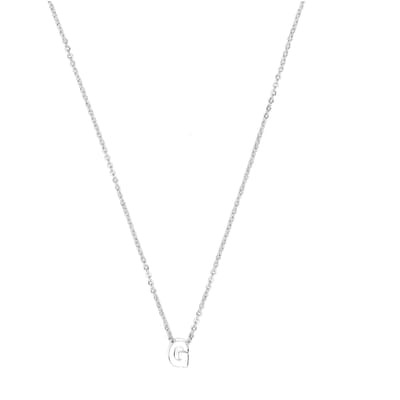 Luxenter Ketting met zilveren afwerking - Alphabet