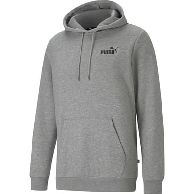 Puma hoodie ESS Medium Grey Heather - sportieve unisex trui XS.