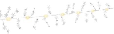 Goobay 57948 decoratieve verlichting Lichtdecoratie ketting Zilver, Transparant, Wit 10 lampen LED 0,04 W