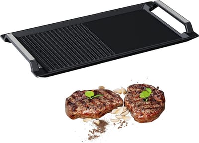 DailySupplies® Grillplaat Inductie - Bakplaat - Gietijzer - Zwart