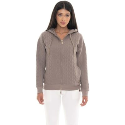Capuchon sweaters Leone 1947 Woman Hoody Full Zip Bonded