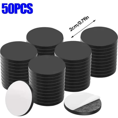 50/100 STUKS Zelfklevende Magnetische Dia 20mm Dikte 2mm Ronde Rubber Flexibele Kleine Plakmagneten Schijf voor Knutselen en Koelkast
