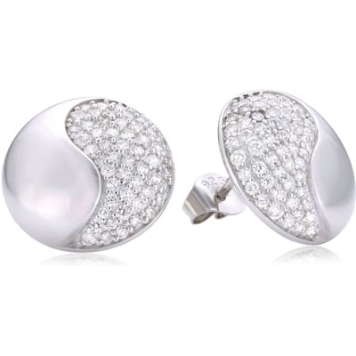Orphelia Dames 925 Sterling Zilveren Stud Oorbellen - Zilver ZO-5968
