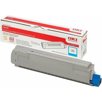 OKI 43487711 toner cartridge cyaan (origineel)