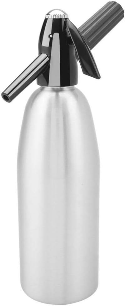 Soda Maker - Aluminium Soda Siphon - 1L Sprudelwasserflasche mit Druckregler