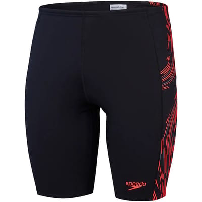 Speedo Zwemjammer Tech Panel Zwart/Rood