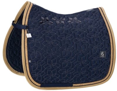 Eskadron Zadeldek Glossy Jewel Contrast Classic Sports 26 Full Navy