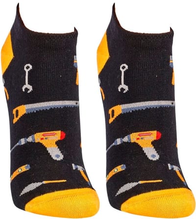 Grappige sokken | Sneakersokken | Thema: Gereedschap | Maat: 36-41 / 42-47 | 2 Paar