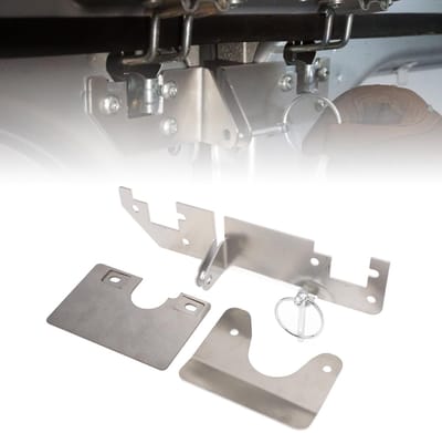 Dailygoods- Deurprikstop Inbraakbeveiliging - Anti-diefstal Roestvrij Staal - Achterklep Bestuurderszijde - Compatibel met Ducato/Jumper - Schokbestendig Ontwerp - Beveiligingslaag voor Vrachtwagens/Caravans