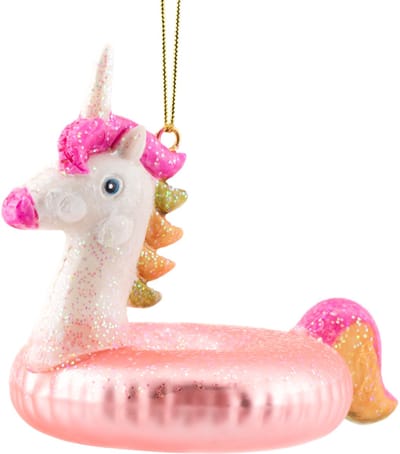 Kerstbal Unicorn zwemband