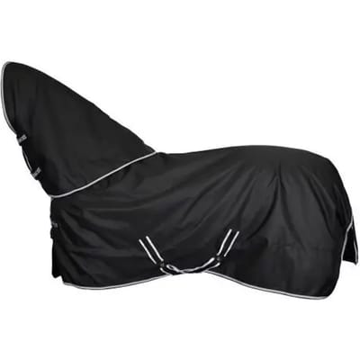 Bucas Halsstuk Bucas Trotting Combi Neck Zwart-wit - L