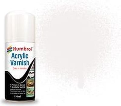 Humbrol Hobbyverf Acrylverf - #49 Varnish - Matt - Acryl spray Verf spuitbus - 150 ml